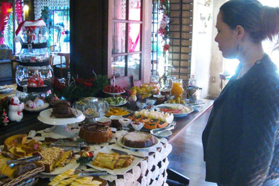 Café da manhã do hotel em Gramado - Roteiro de 3 dias em Gramado
