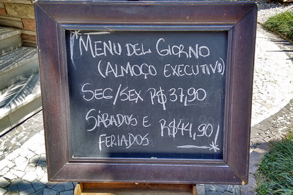 Onde comer em Porto Alegre almoço comida italiana menu executivo