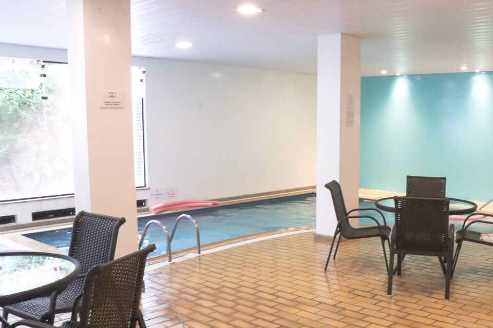 Hotel com piscina aquecida em brusque