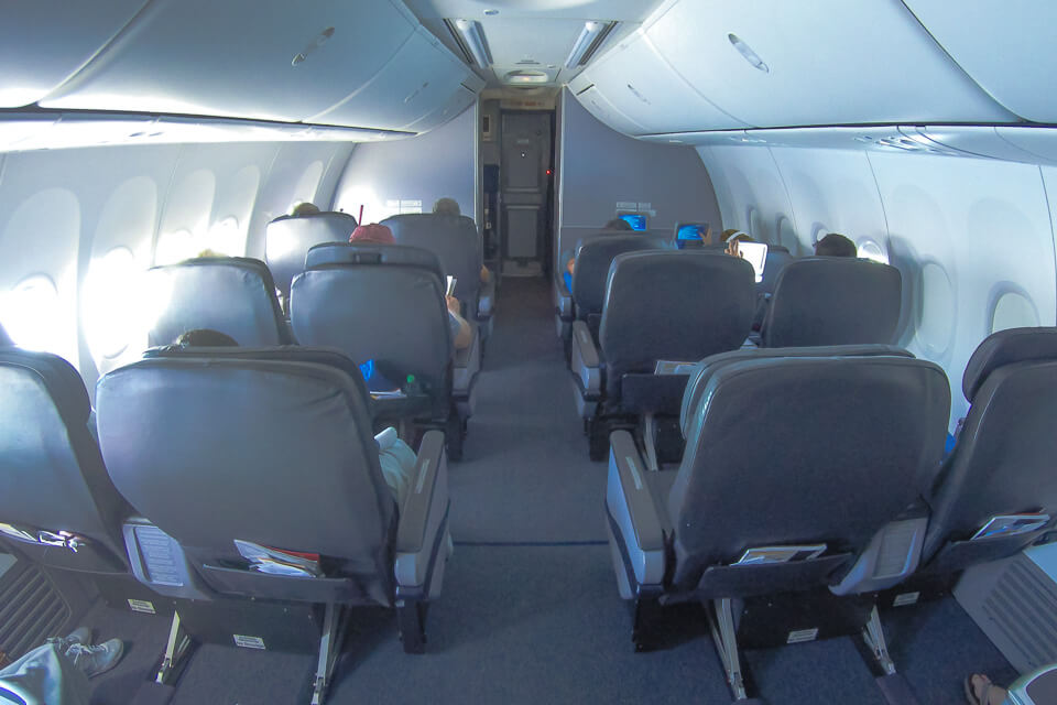 Como é voar Copa Airlines? assentos da classe executiva (business)
