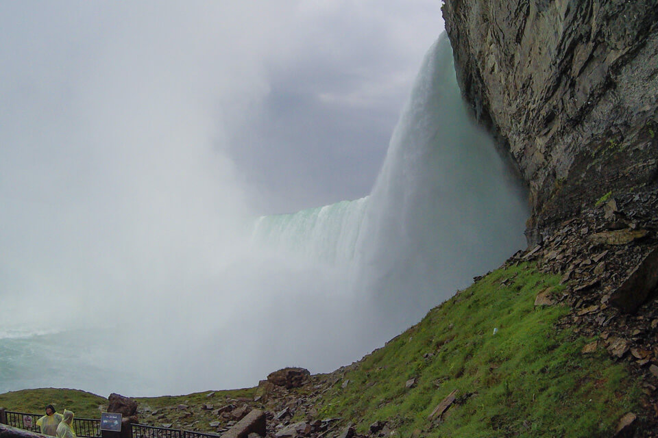 Do lado das Cataratas de Niagara