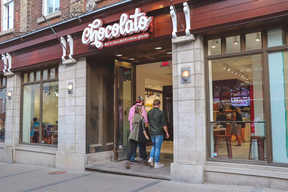 Onde tomar sorvete em Quebec City? Chocolato