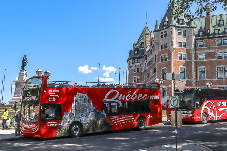 City Tour em Quebec passa pelo Chateau Frontanec - Canada