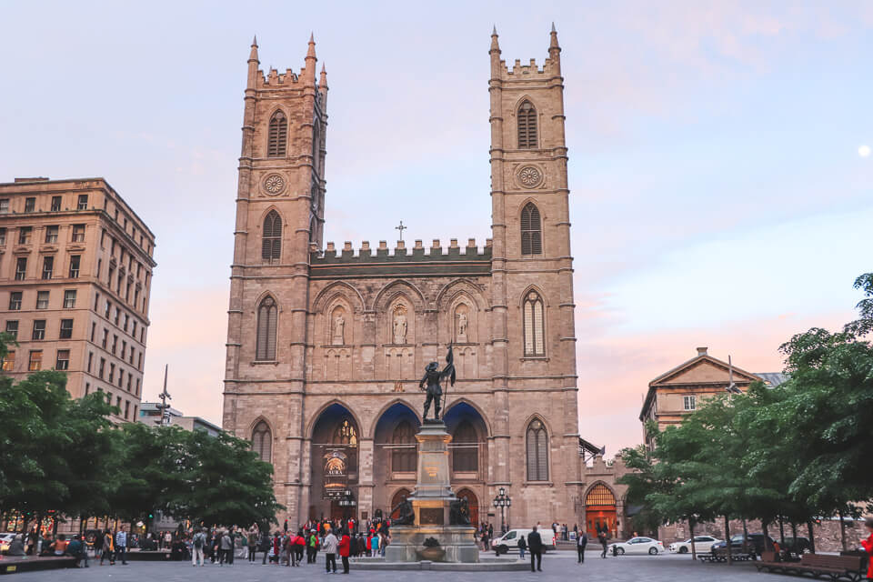 O que ver e fazer em Montreal? Basílica de Notre Dame de Montreal