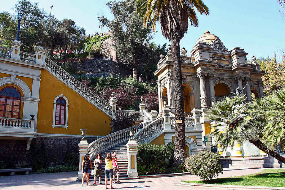 Principais pontos turísticos de Santiago - Cerro Santa Lucía