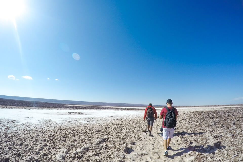 Como é a trilha das Lagunas Escondidas de Baltinache - Deserto do Atacama