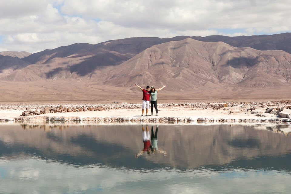 Qual a melhor lago para entrar nas Lagunas Escondidas de Baltinache - Deserto do Atacama