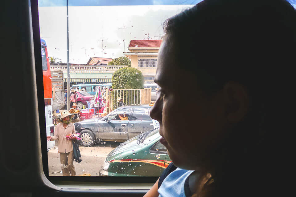 Atravessando a fronteira camboja vietna