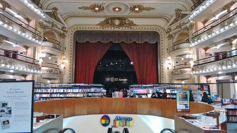 A livraria El Ateneo em Buenos Aires