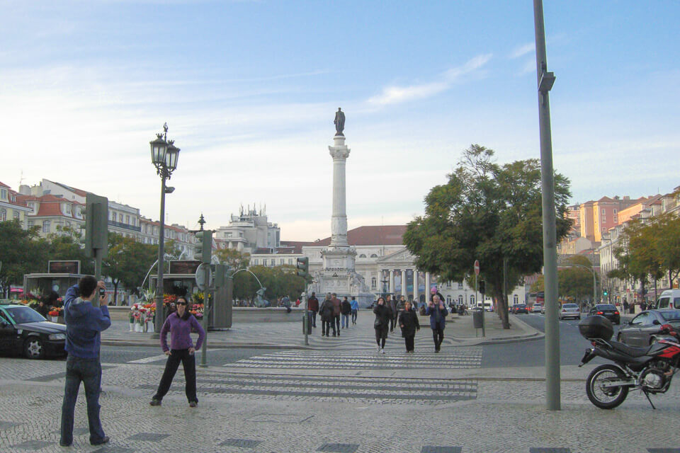 Lisboa em pouco tempo: Praça Dom Pedro IV, em Lisboa
